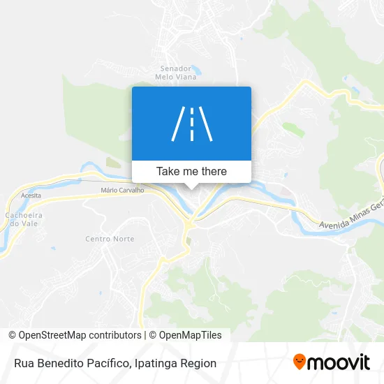 Rua Benedito Pacífico map