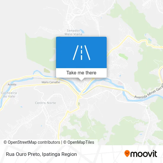 Rua Ouro Preto map
