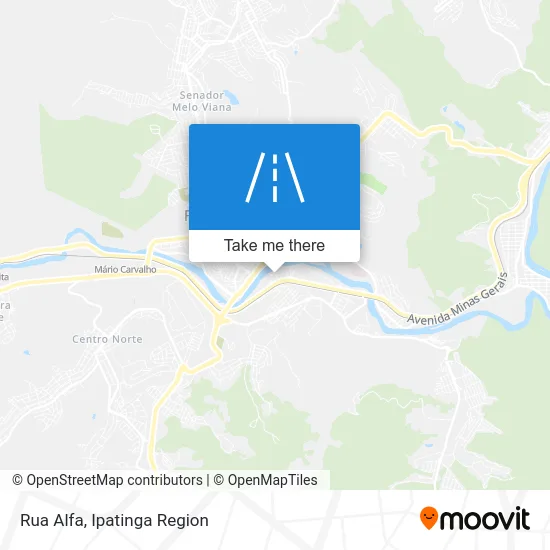 Rua Alfa map
