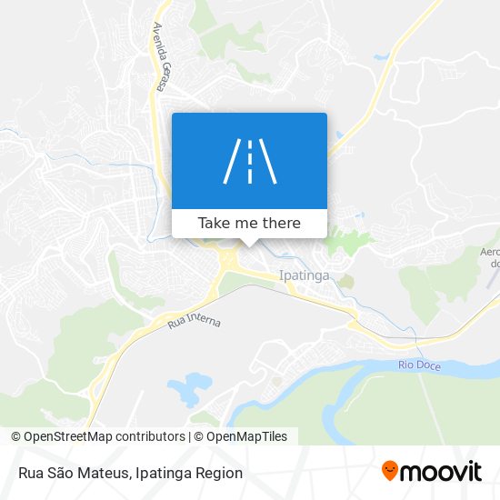 Mapa Rua São Mateus