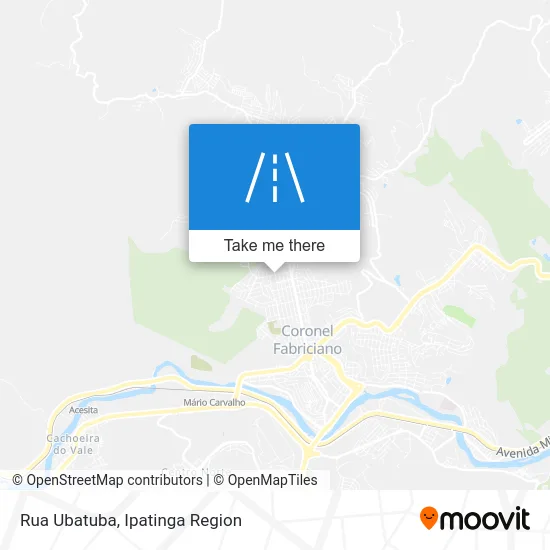 Rua Ubatuba map