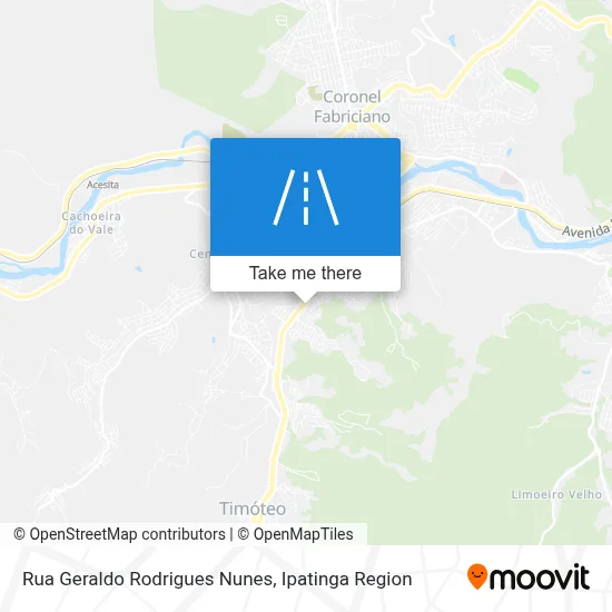 Rua Geraldo Rodrigues Nunes map