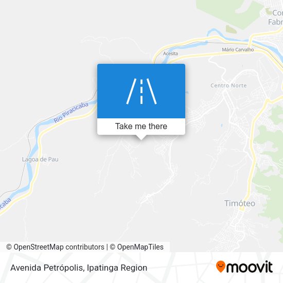Avenida Petrópolis map
