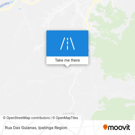 Rua Das Guianas map