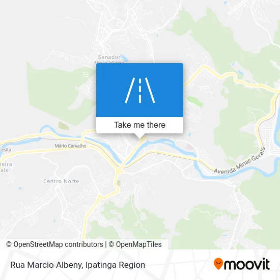 Rua Marcio Albeny map