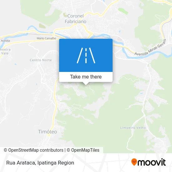Rua Arataca map