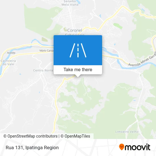 Rua 131 map
