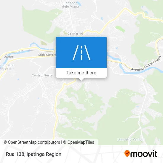 Rua 138 map