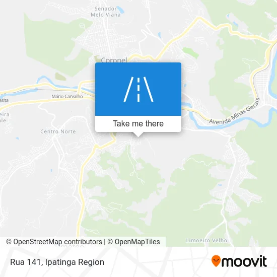 Rua 141 map
