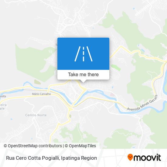 Mapa Rua Cero Cotta Pogialli