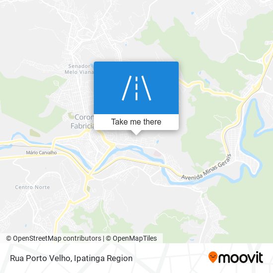 Rua Porto Velho map