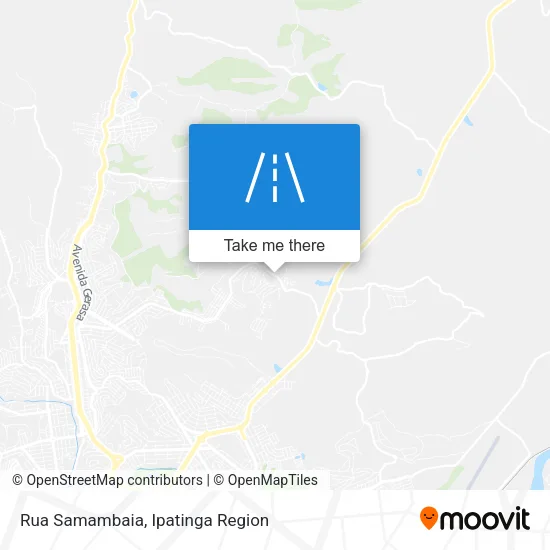 Rua Samambaia map