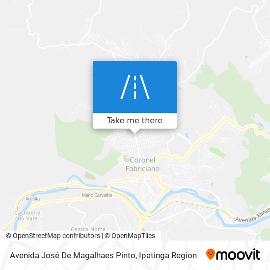 Mapa Avenida José De Magalhaes Pinto