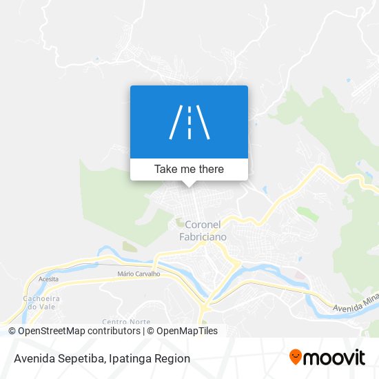 Mapa Avenida Sepetiba