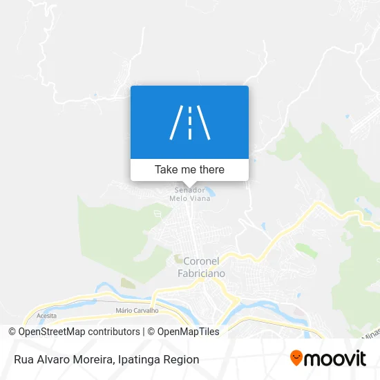 Rua Alvaro Moreira map