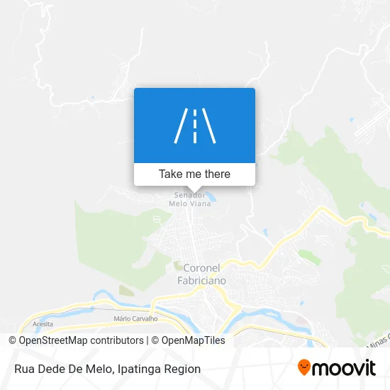 Rua Dede De Melo map
