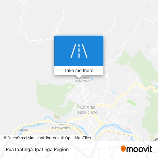 Mapa Rua Ipatinga