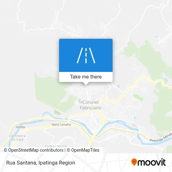 Rua Santana map