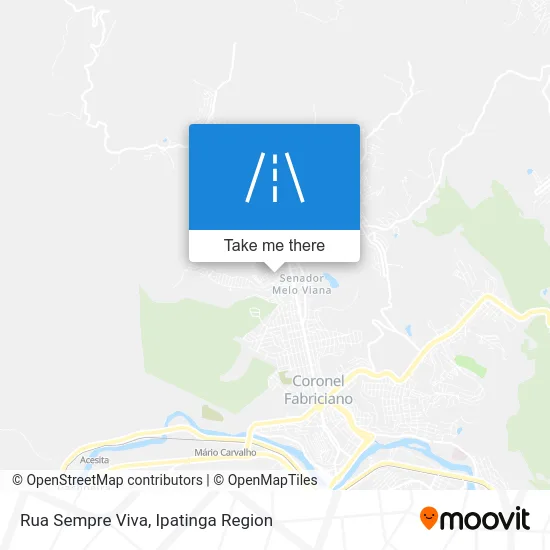 Rua Sempre Viva map