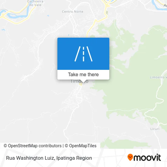 Rua Washington Luiz map