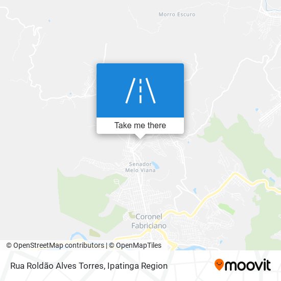 Mapa Rua Roldão Alves Torres