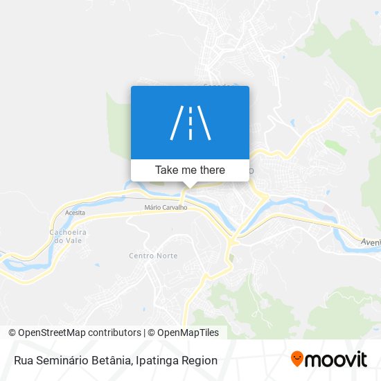 Rua Seminário Betânia map