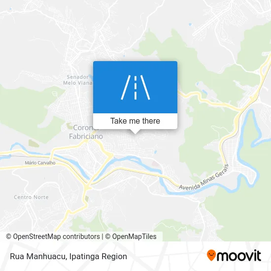 Rua Manhuacu map