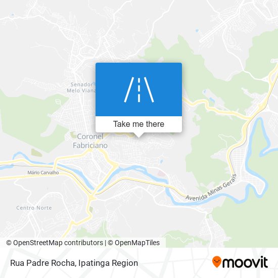 Mapa Rua Padre Rocha