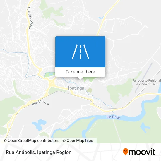 Rua Anápolis map