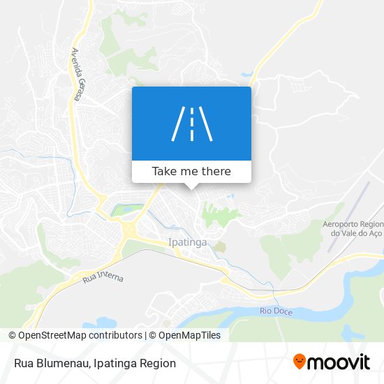 Mapa Rua Blumenau