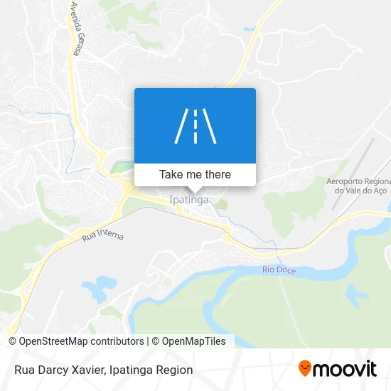 Rua Darcy Xavier map