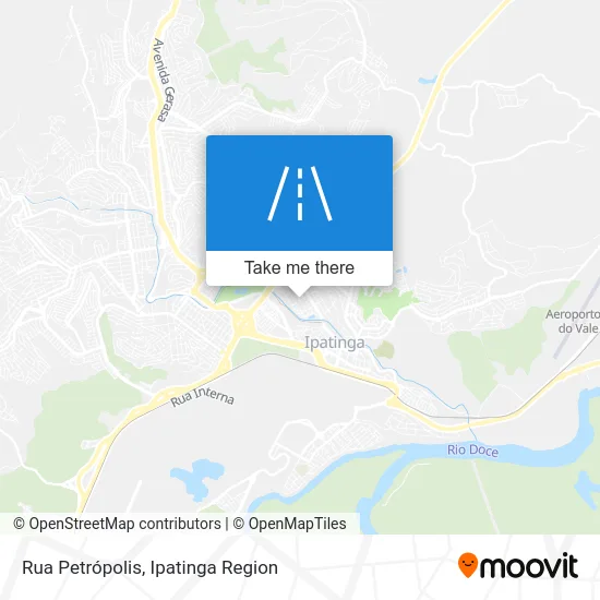 Rua Petrópolis map