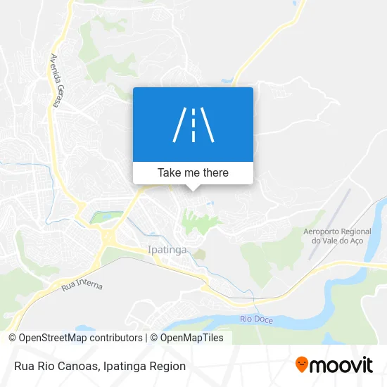 Rua Rio Canoas map