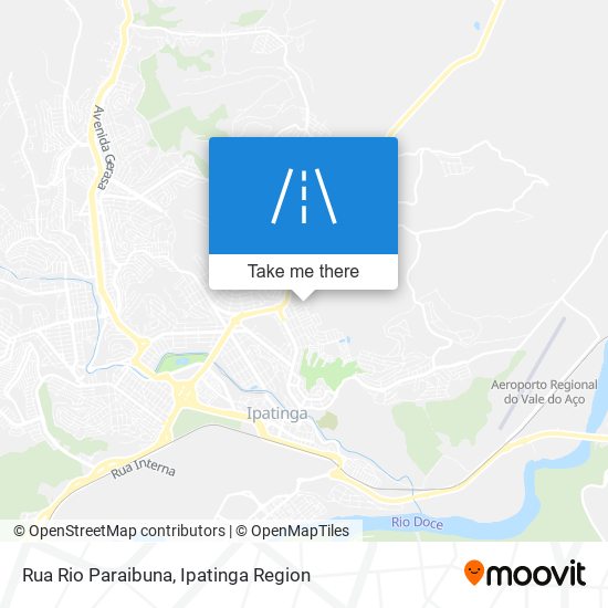 Rua Rio Paraibuna map