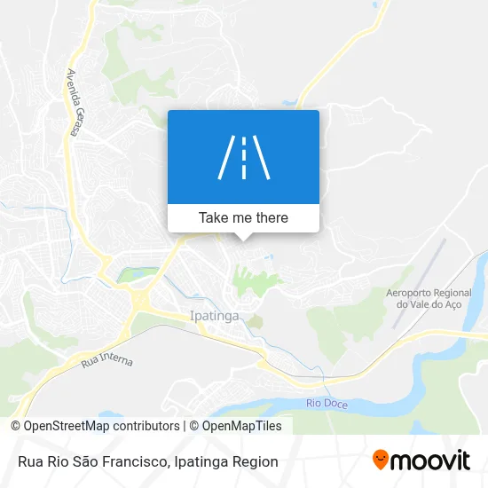Rua Rio São Francisco map