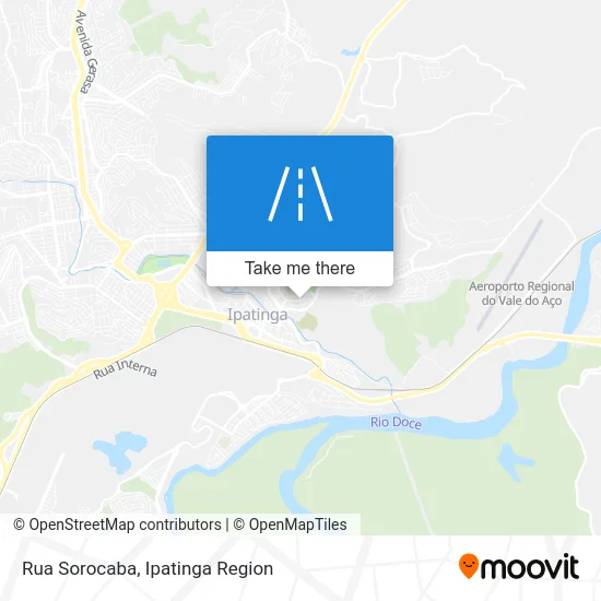 Rua Sorocaba map