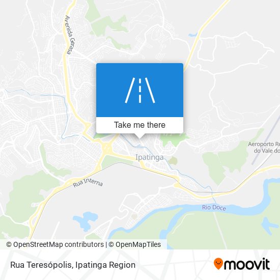 Rua Teresópolis map