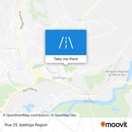 Rua 29 map