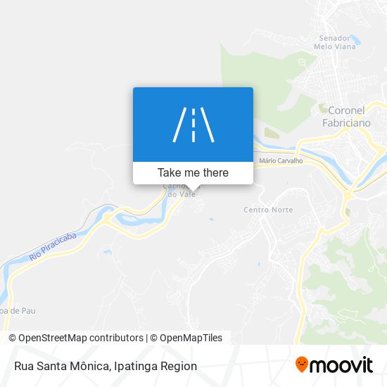 Rua Santa Mônica map