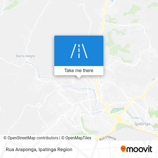 Rua Araponga map