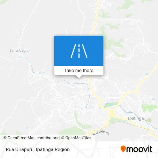 Rua Uirapuru map