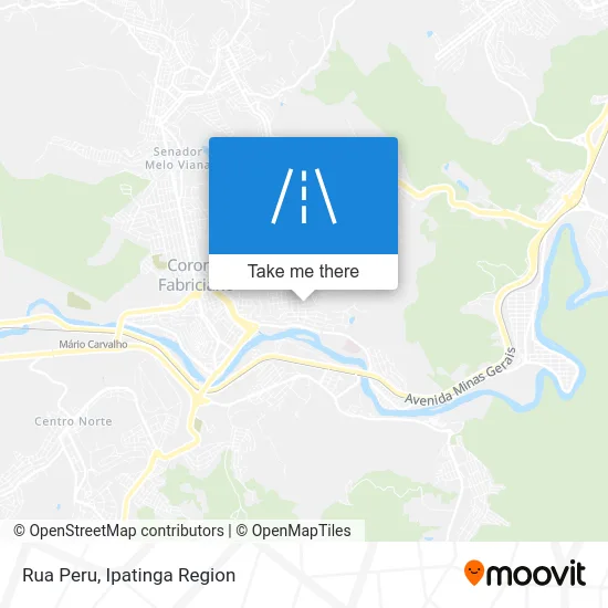 Rua Peru map
