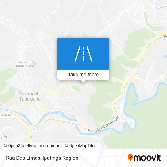 Rua Das Limas map