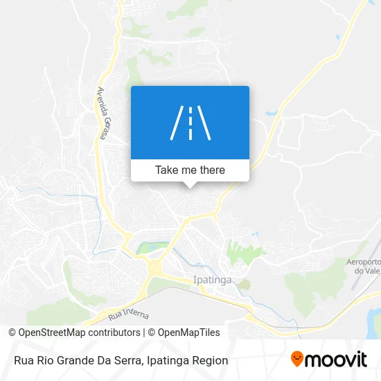 Rua Rio Grande Da Serra map