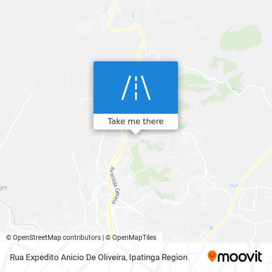 Mapa Rua Expedito Anicio De Oliveira