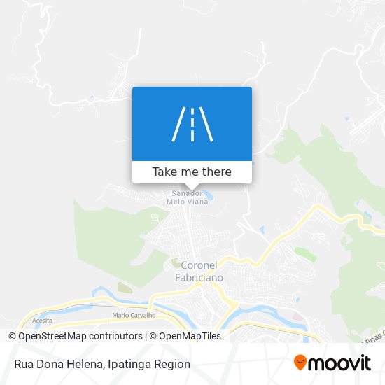 Mapa Rua Dona Helena