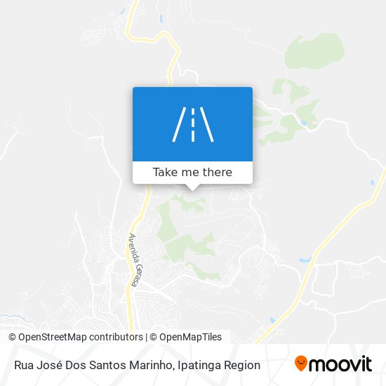 Mapa Rua José Dos Santos Marinho