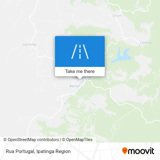 Rua Portugal map