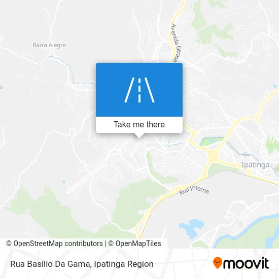 Rua Basilio Da Gama map