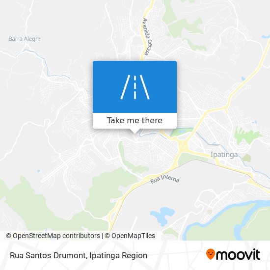 Mapa Rua Santos Drumont